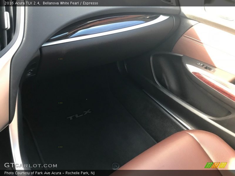 Bellanova White Pearl / Espresso 2016 Acura TLX 2.4