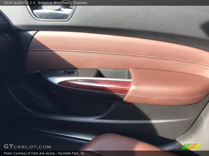 Bellanova White Pearl / Espresso 2016 Acura TLX 2.4