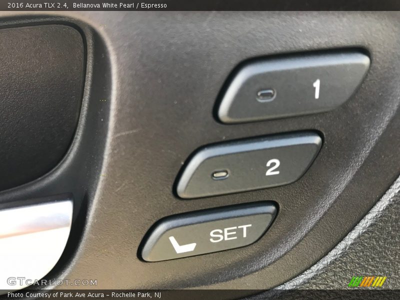 Bellanova White Pearl / Espresso 2016 Acura TLX 2.4