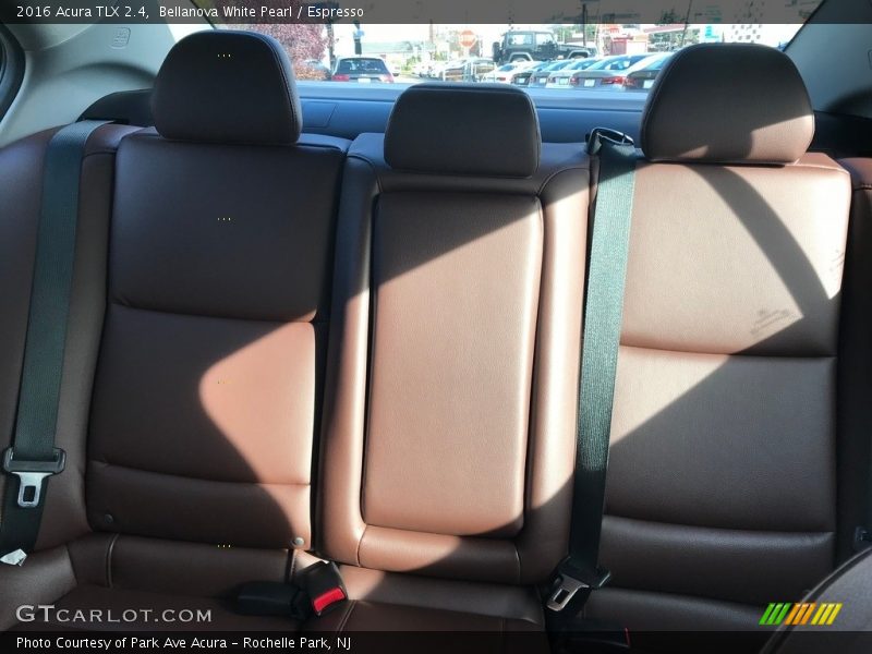 Bellanova White Pearl / Espresso 2016 Acura TLX 2.4