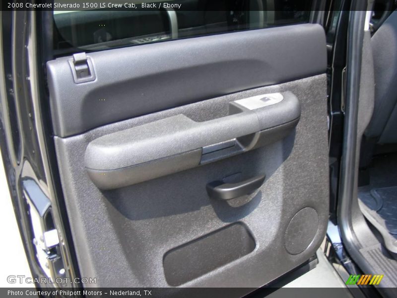 Black / Ebony 2008 Chevrolet Silverado 1500 LS Crew Cab