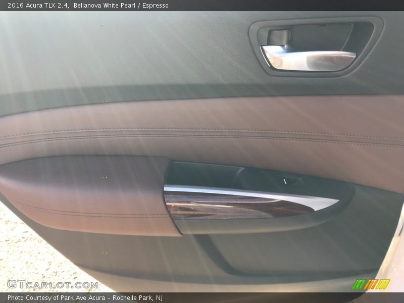 Bellanova White Pearl / Espresso 2016 Acura TLX 2.4
