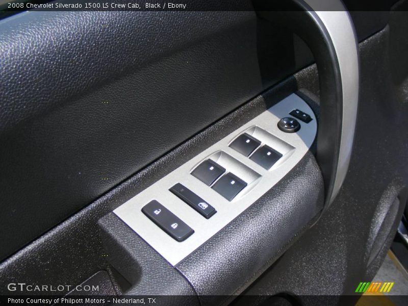 Black / Ebony 2008 Chevrolet Silverado 1500 LS Crew Cab