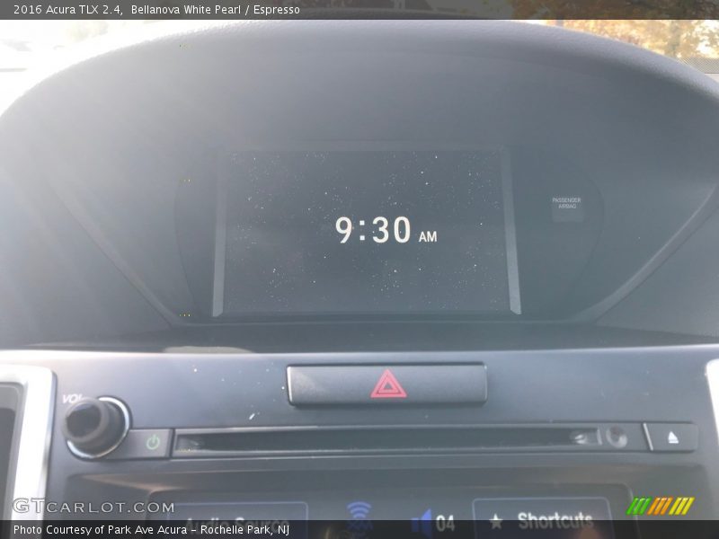 Bellanova White Pearl / Espresso 2016 Acura TLX 2.4