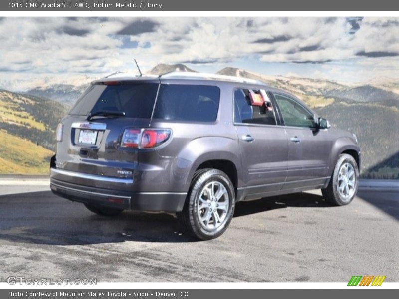 Iridium Metallic / Ebony 2015 GMC Acadia SLT AWD