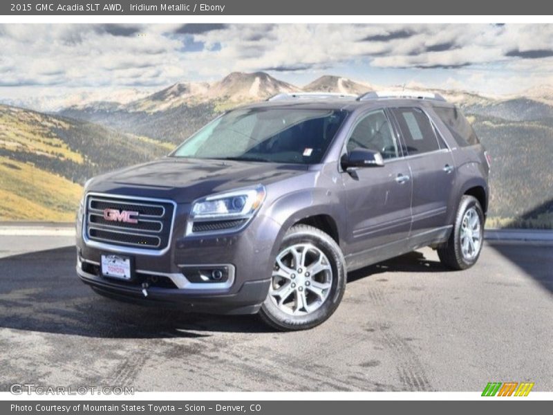 Iridium Metallic / Ebony 2015 GMC Acadia SLT AWD