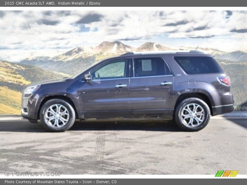 Iridium Metallic / Ebony 2015 GMC Acadia SLT AWD