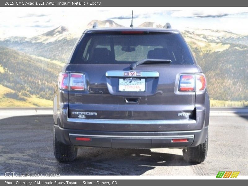 Iridium Metallic / Ebony 2015 GMC Acadia SLT AWD