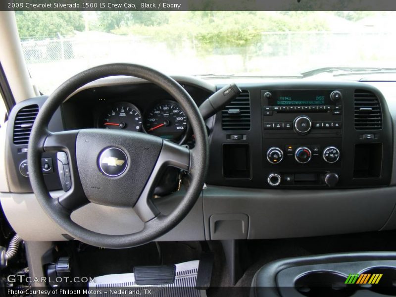Black / Ebony 2008 Chevrolet Silverado 1500 LS Crew Cab