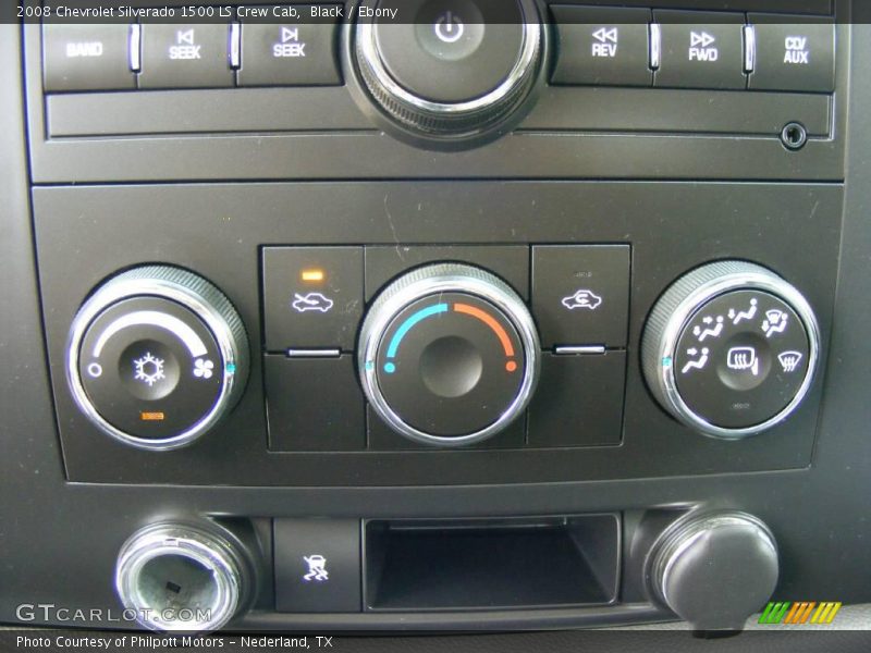 Black / Ebony 2008 Chevrolet Silverado 1500 LS Crew Cab