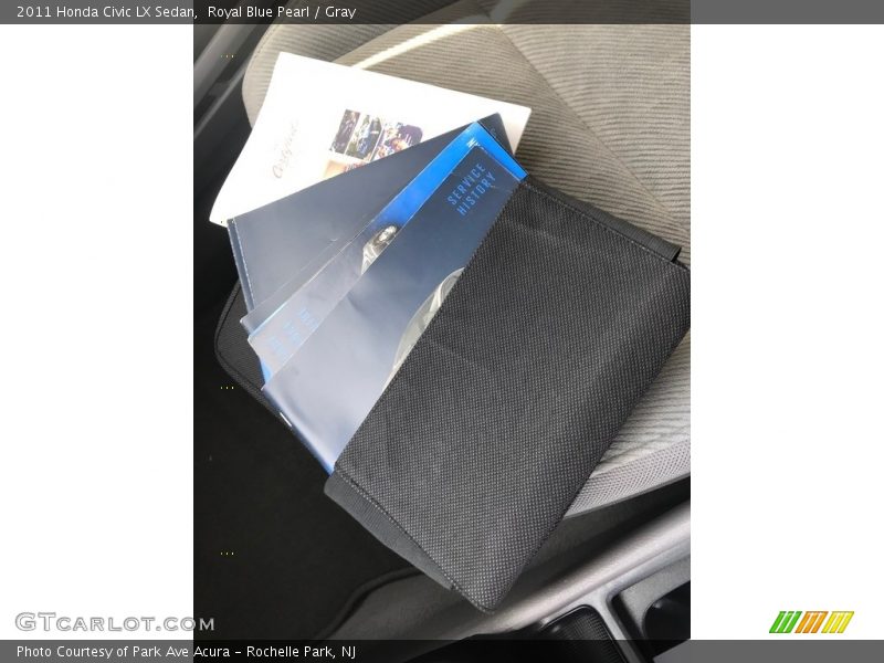 Royal Blue Pearl / Gray 2011 Honda Civic LX Sedan