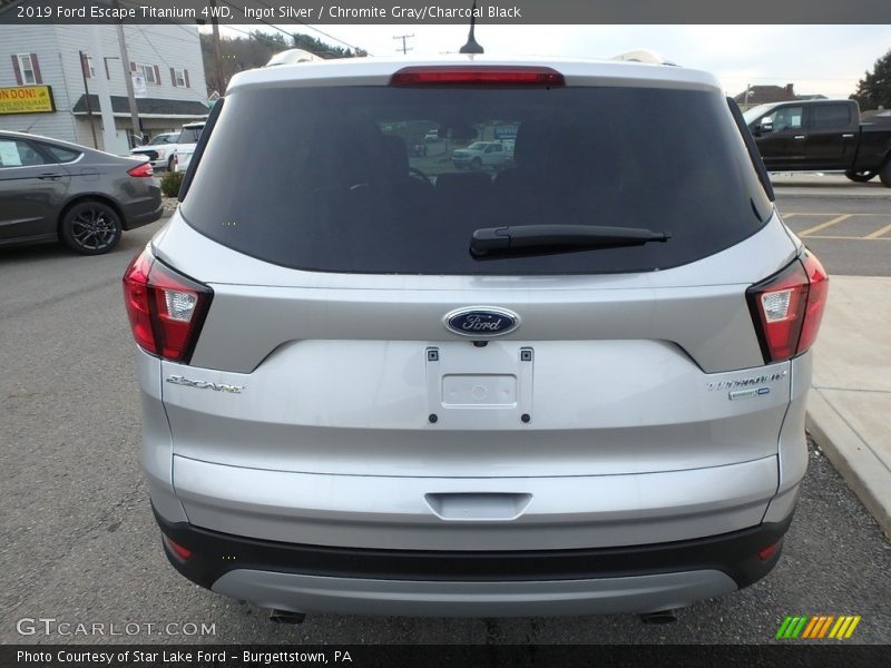 Ingot Silver / Chromite Gray/Charcoal Black 2019 Ford Escape Titanium 4WD