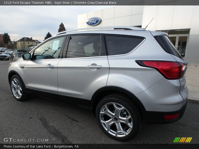 Ingot Silver / Chromite Gray/Charcoal Black 2019 Ford Escape Titanium 4WD