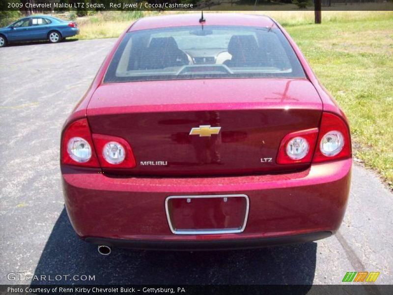 Red Jewel / Cocoa/Cashmere 2009 Chevrolet Malibu LTZ Sedan
