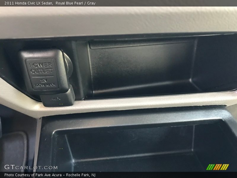 Royal Blue Pearl / Gray 2011 Honda Civic LX Sedan