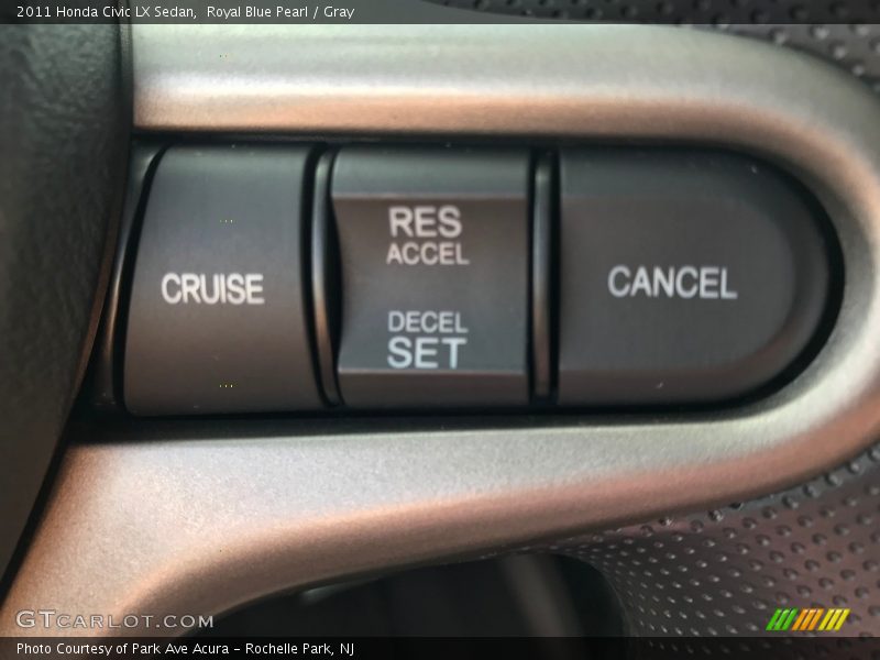 Royal Blue Pearl / Gray 2011 Honda Civic LX Sedan