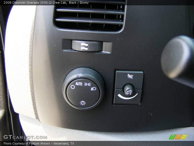 Black / Ebony 2008 Chevrolet Silverado 1500 LS Crew Cab