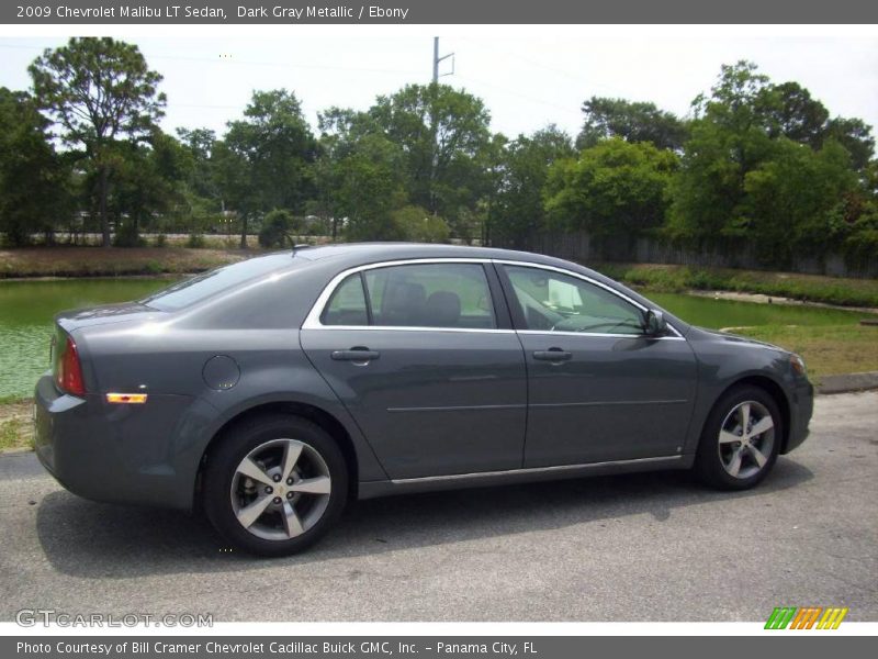 Dark Gray Metallic / Ebony 2009 Chevrolet Malibu LT Sedan
