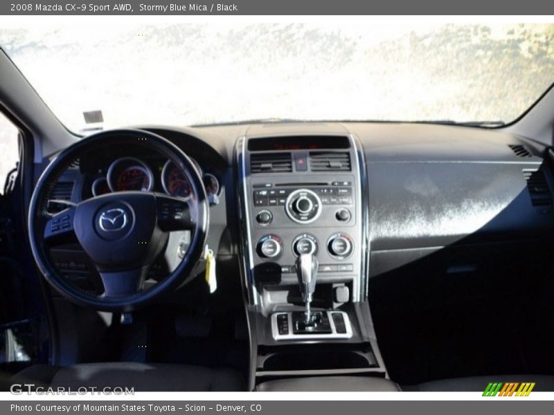 Stormy Blue Mica / Black 2008 Mazda CX-9 Sport AWD