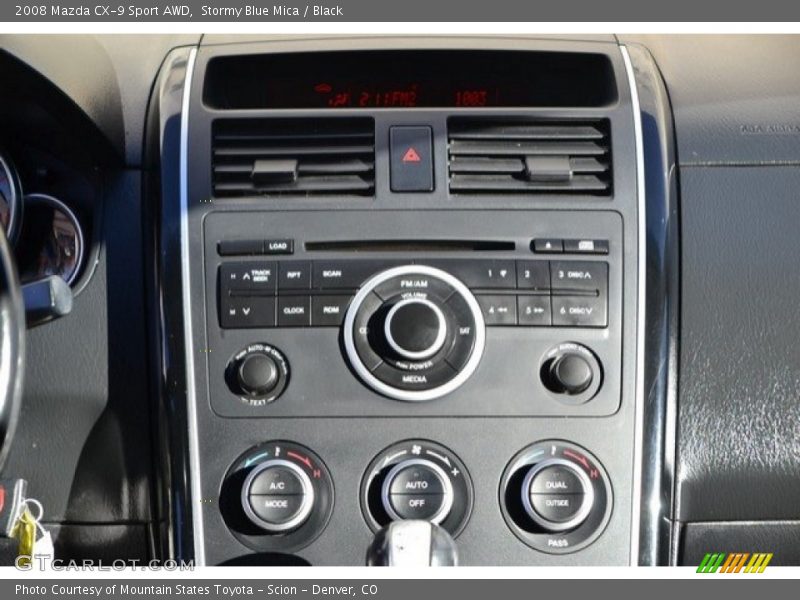 Stormy Blue Mica / Black 2008 Mazda CX-9 Sport AWD