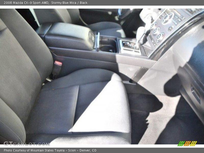 Stormy Blue Mica / Black 2008 Mazda CX-9 Sport AWD