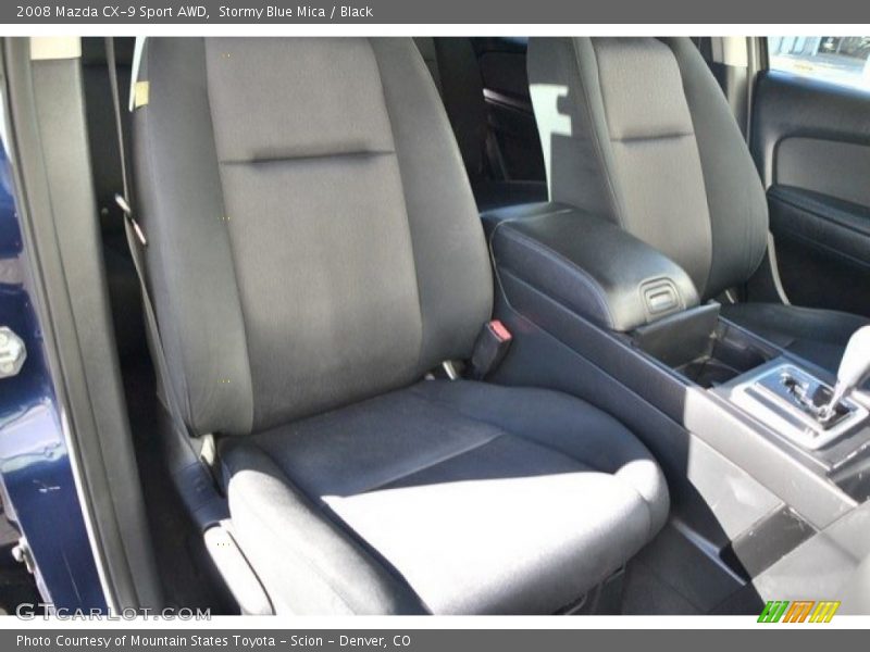 Stormy Blue Mica / Black 2008 Mazda CX-9 Sport AWD