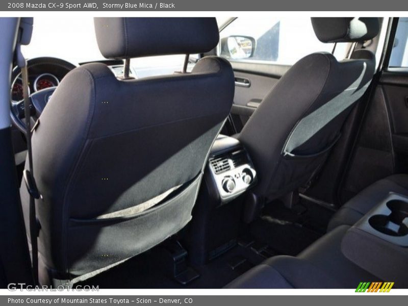 Stormy Blue Mica / Black 2008 Mazda CX-9 Sport AWD