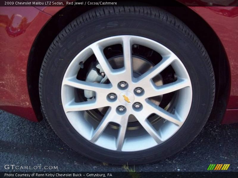 Red Jewel / Cocoa/Cashmere 2009 Chevrolet Malibu LTZ Sedan