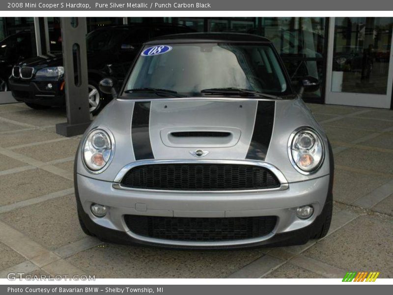 Pure Silver Metallic / Punch Carbon Black 2008 Mini Cooper S Hardtop