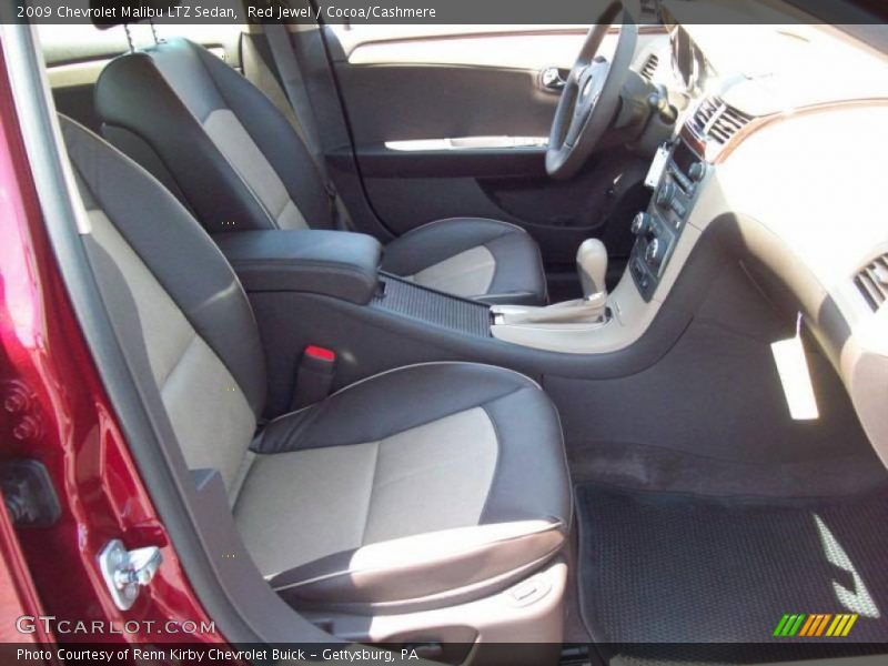 Red Jewel / Cocoa/Cashmere 2009 Chevrolet Malibu LTZ Sedan