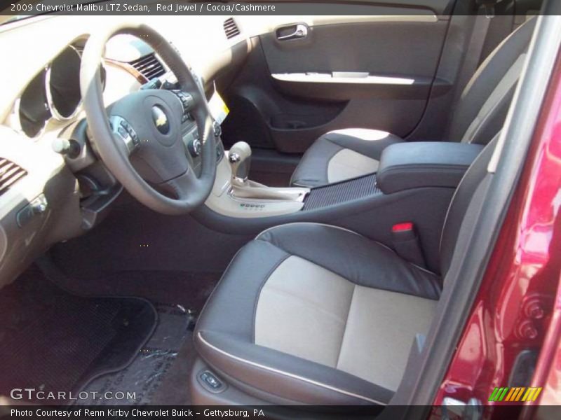 Red Jewel / Cocoa/Cashmere 2009 Chevrolet Malibu LTZ Sedan