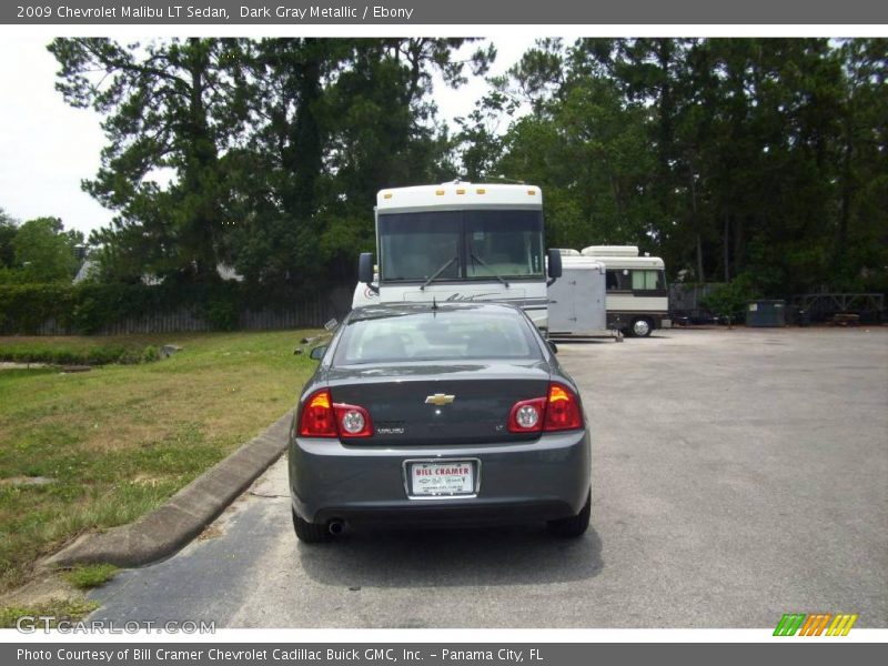 Dark Gray Metallic / Ebony 2009 Chevrolet Malibu LT Sedan