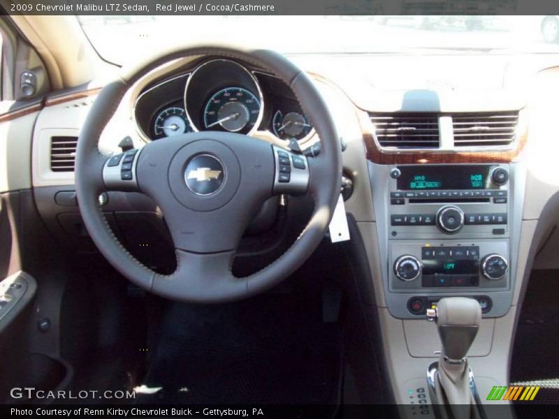 Red Jewel / Cocoa/Cashmere 2009 Chevrolet Malibu LTZ Sedan