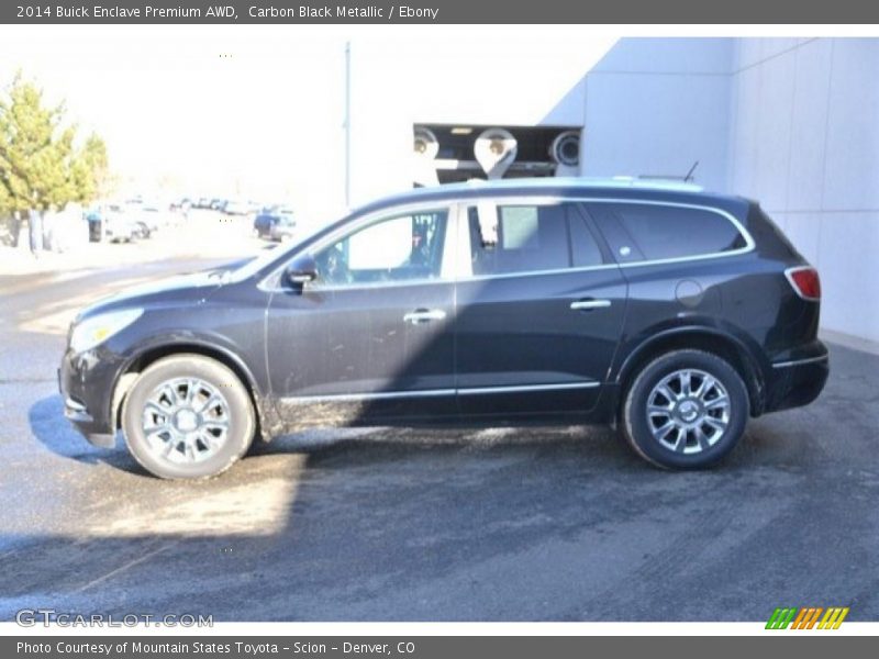 Carbon Black Metallic / Ebony 2014 Buick Enclave Premium AWD