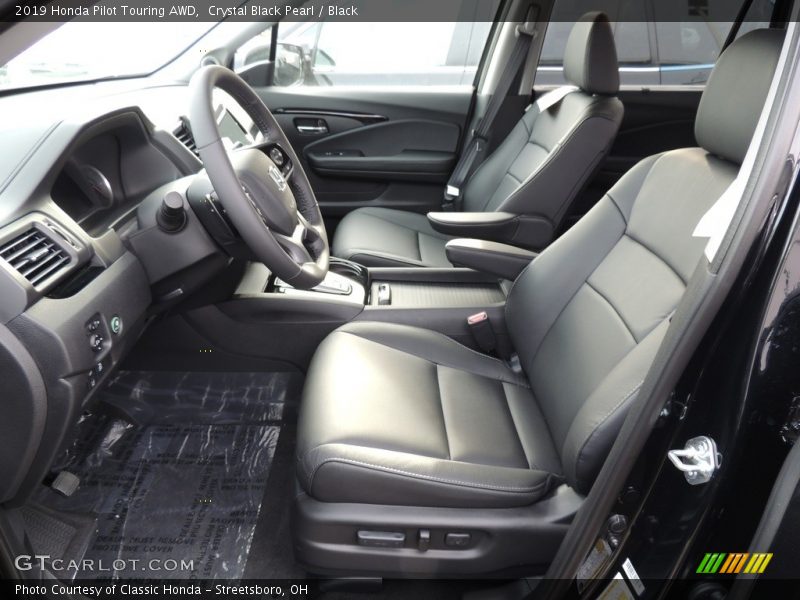 Crystal Black Pearl / Black 2019 Honda Pilot Touring AWD