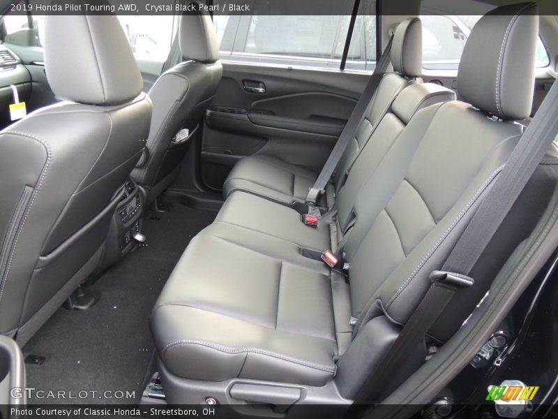 Crystal Black Pearl / Black 2019 Honda Pilot Touring AWD