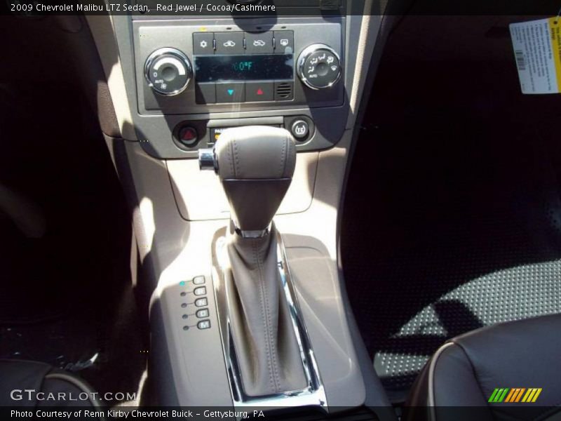 Red Jewel / Cocoa/Cashmere 2009 Chevrolet Malibu LTZ Sedan