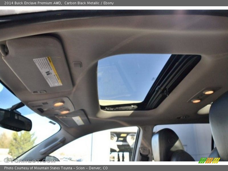 Carbon Black Metallic / Ebony 2014 Buick Enclave Premium AWD