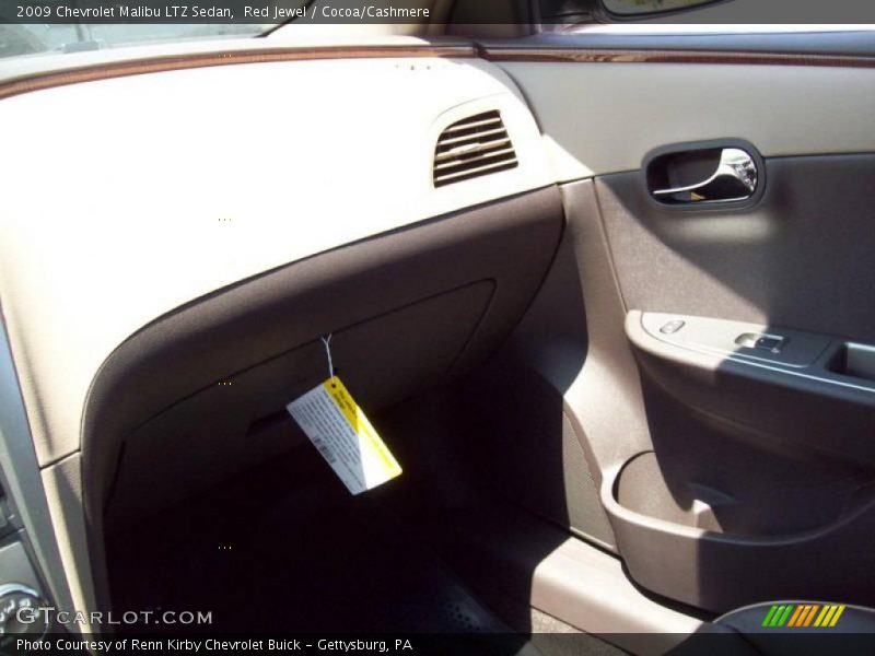 Red Jewel / Cocoa/Cashmere 2009 Chevrolet Malibu LTZ Sedan