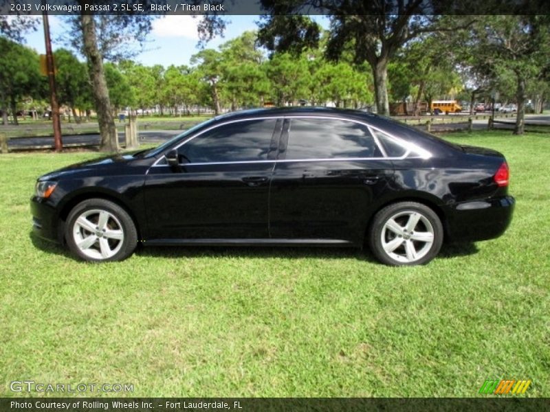 Black / Titan Black 2013 Volkswagen Passat 2.5L SE