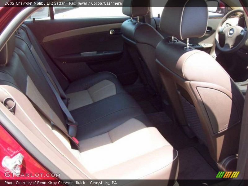 Red Jewel / Cocoa/Cashmere 2009 Chevrolet Malibu LTZ Sedan