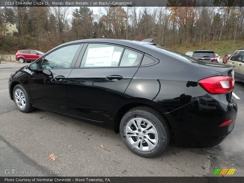 Mosaic Black Metallic / Jet Black/­Galvanized 2019 Chevrolet Cruze LS