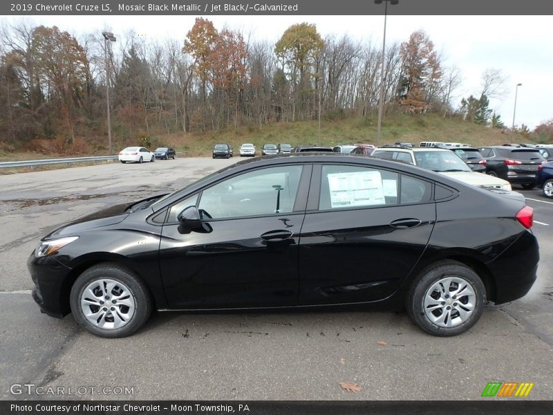 Mosaic Black Metallic / Jet Black/­Galvanized 2019 Chevrolet Cruze LS