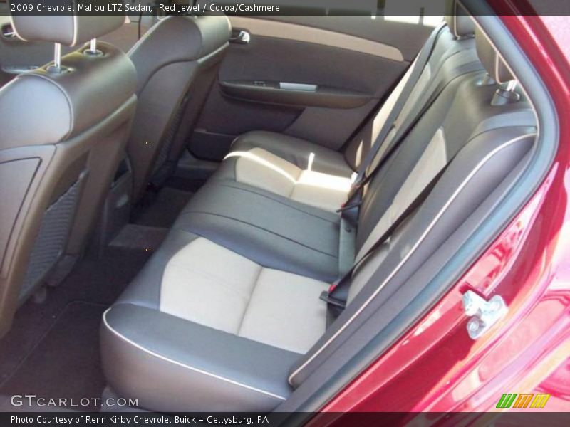 Red Jewel / Cocoa/Cashmere 2009 Chevrolet Malibu LTZ Sedan
