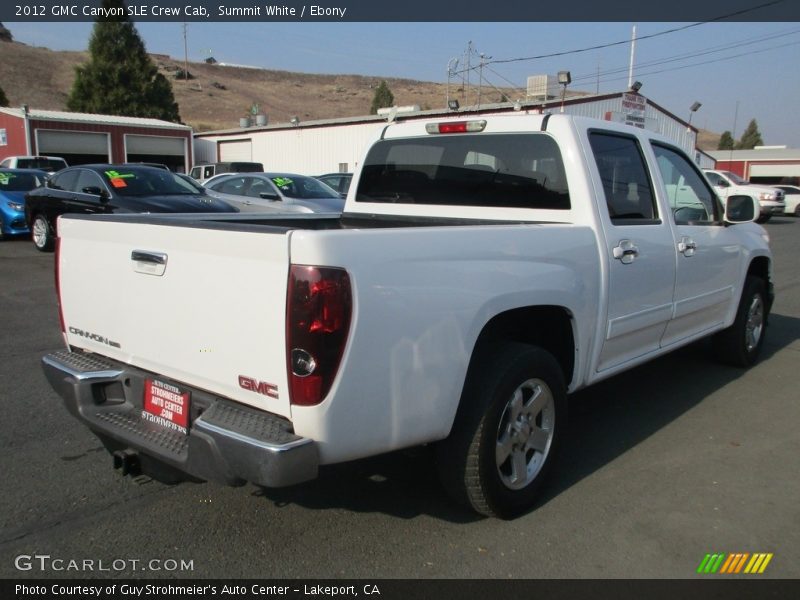 Summit White / Ebony 2012 GMC Canyon SLE Crew Cab