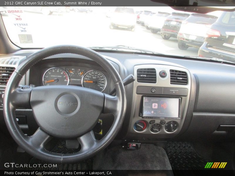 Summit White / Ebony 2012 GMC Canyon SLE Crew Cab