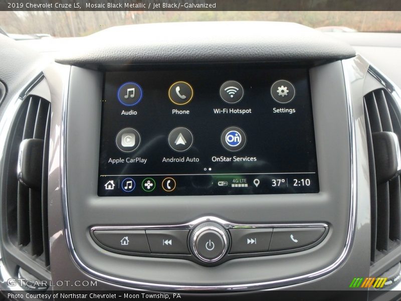 Mosaic Black Metallic / Jet Black/­Galvanized 2019 Chevrolet Cruze LS