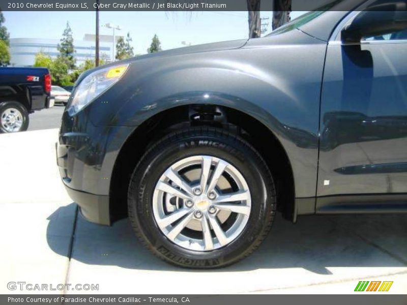 Cyber Gray Metallic / Jet Black/Light Titanium 2010 Chevrolet Equinox LS