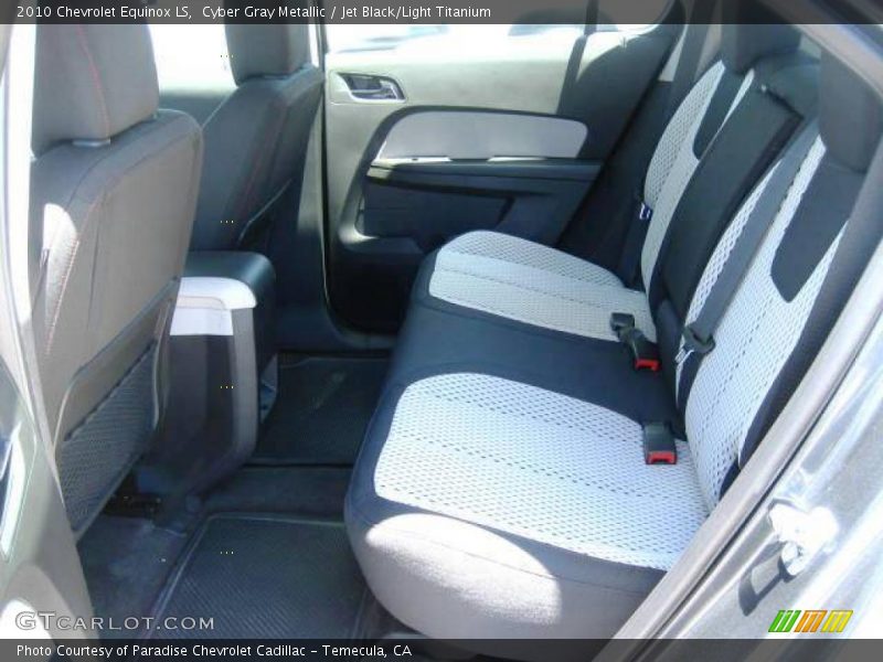 Cyber Gray Metallic / Jet Black/Light Titanium 2010 Chevrolet Equinox LS
