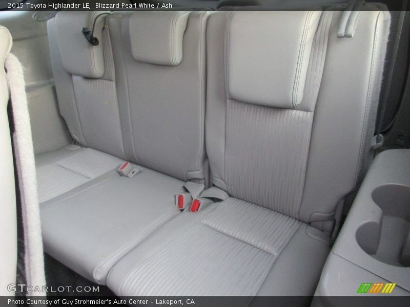Blizzard Pearl White / Ash 2015 Toyota Highlander LE